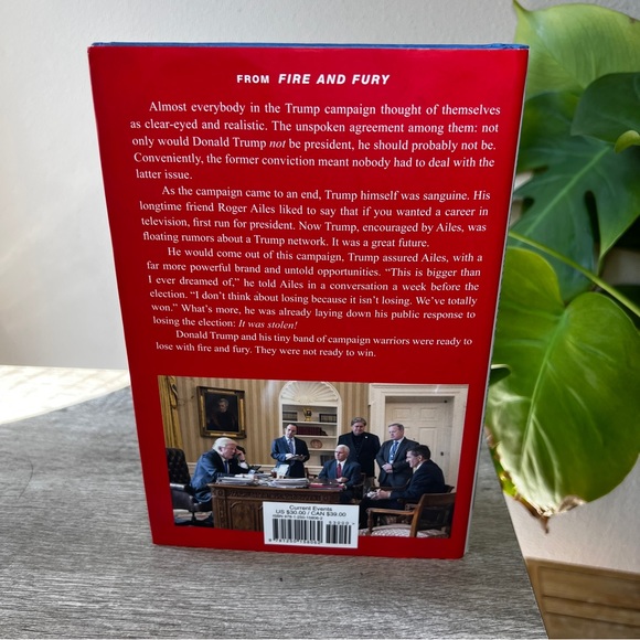 Michael Wolff Hardcover “Fire And Fury: Inside the Trump White House” 2018 - Picture 4 of 10